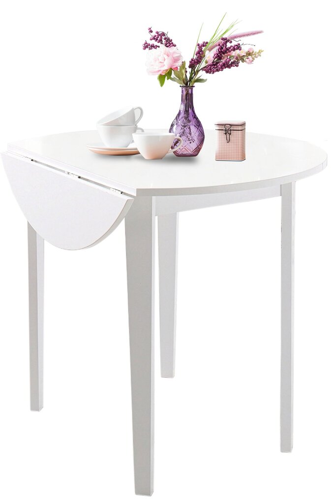 Stalas Trento 91,5, baltas kaina ir informacija | Virtuvės ir valgomojo stalai, staliukai | pigu.lt
