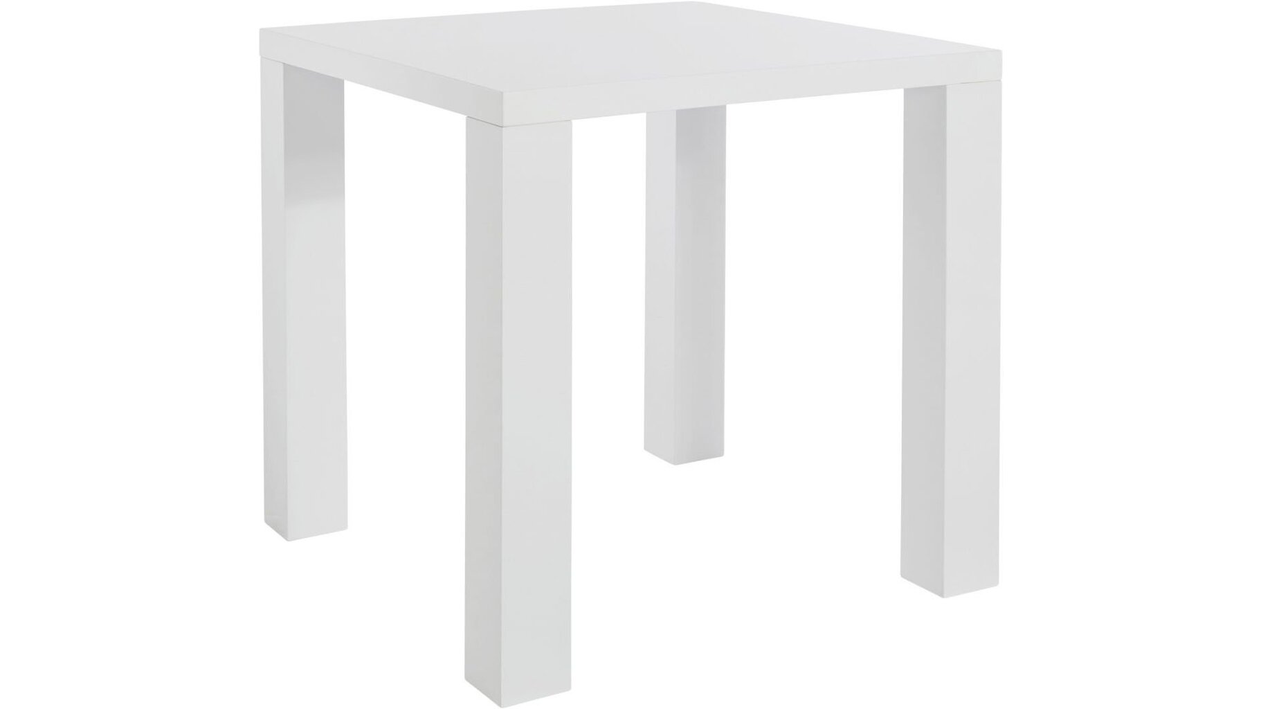 Stalas Snow 80, baltas kaina ir informacija | Virtuvės ir valgomojo stalai, staliukai | pigu.lt