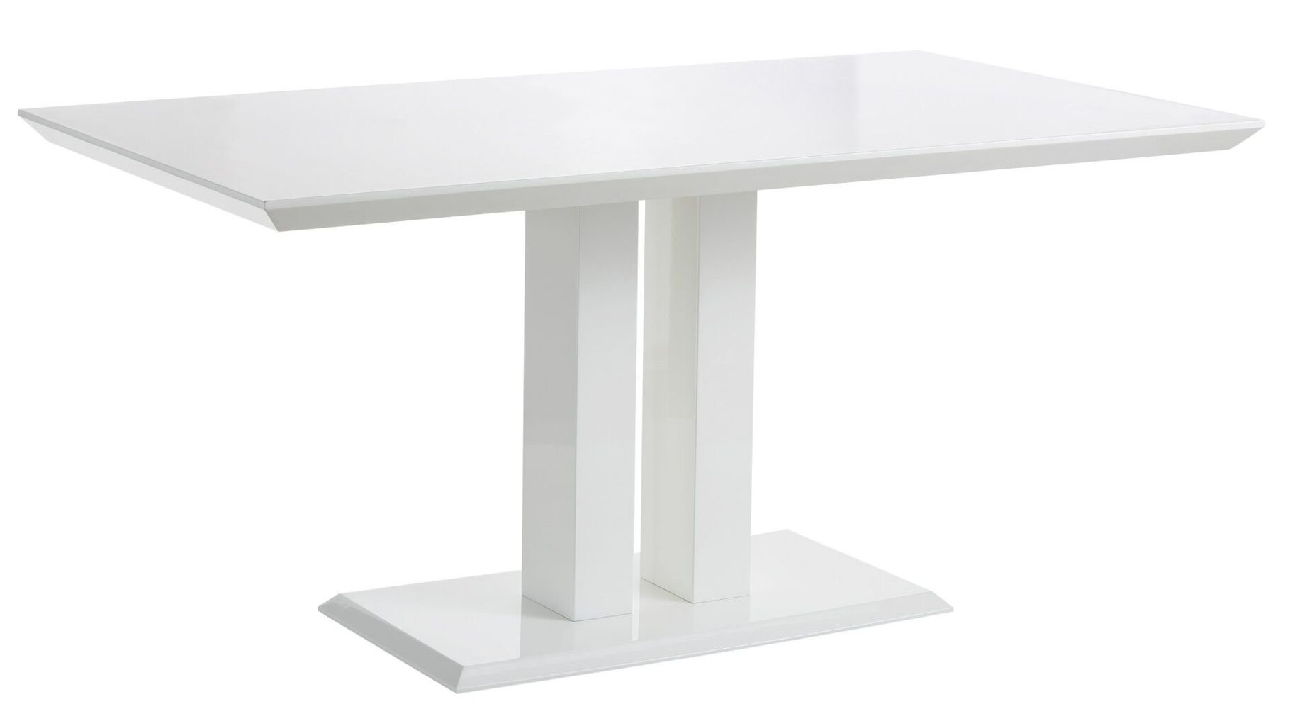 Stalas Mulan 160, baltas цена и информация | Virtuvės ir valgomojo stalai, staliukai | pigu.lt