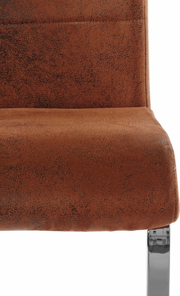 2-jų kėdžių komplektas Kosuma, rudas kaina ir informacija | Virtuvės ir valgomojo kėdės | pigu.lt