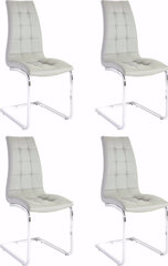 Комплект из 4 х стульев Bruno, серый цена и информация | Стулья для кухни и столовой | pigu.lt