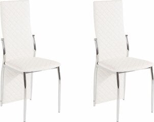 Комплект из 2-х стульев William, белый цена и информация | Стулья для кухни и столовой | pigu.lt