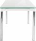 Stalas Pippa, 80x140 cm, baltas цена и информация | Virtuvės ir valgomojo stalai, staliukai | pigu.lt