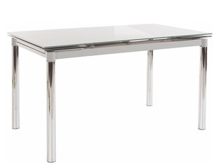 Стол Pippa, 80x140 см, серый цена и информация | Кухонные и обеденные столы | pigu.lt