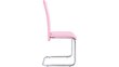 2-jų kėdžių komplektas Amber, rožinis kaina ir informacija | Virtuvės ir valgomojo kėdės | pigu.lt