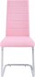 4-ių kėdžių komplektas Amber, rožinis kaina ir informacija | Virtuvės ir valgomojo kėdės | pigu.lt