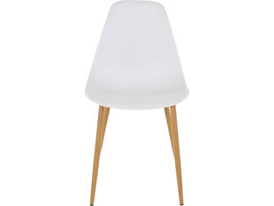 4-ių kėdžių komplektas Miller, baltas kaina ir informacija | Virtuvės ir valgomojo kėdės | pigu.lt
