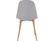 4-ių kėdžių komplektas Miller, pilkas kaina ir informacija | Virtuvės ir valgomojo kėdės | pigu.lt