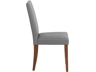 2-jų kėdžių komplektas Lucca, pilkas/rudas kaina ir informacija | Virtuvės ir valgomojo kėdės | pigu.lt