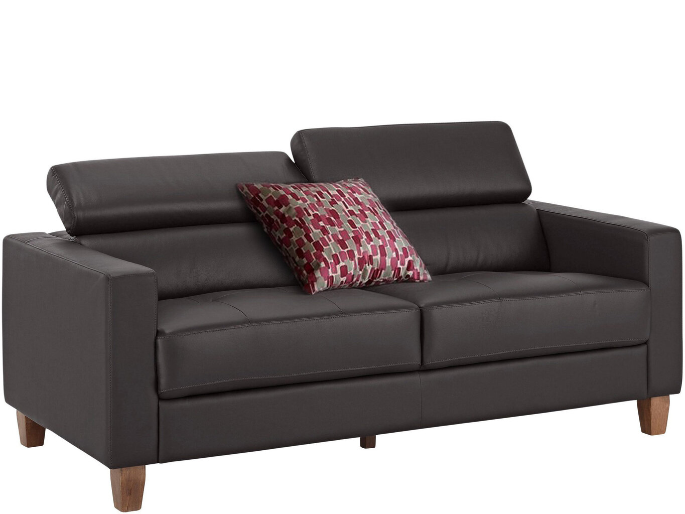 Trivietė sofa Notio Living Lopez PU, ruda kaina ir informacija | Sofos | pigu.lt