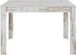 Valgomojo stalas Notio Living Lori 120 cm, senovinis baltas kaina ir informacija | Virtuvės ir valgomojo stalai, staliukai | pigu.lt