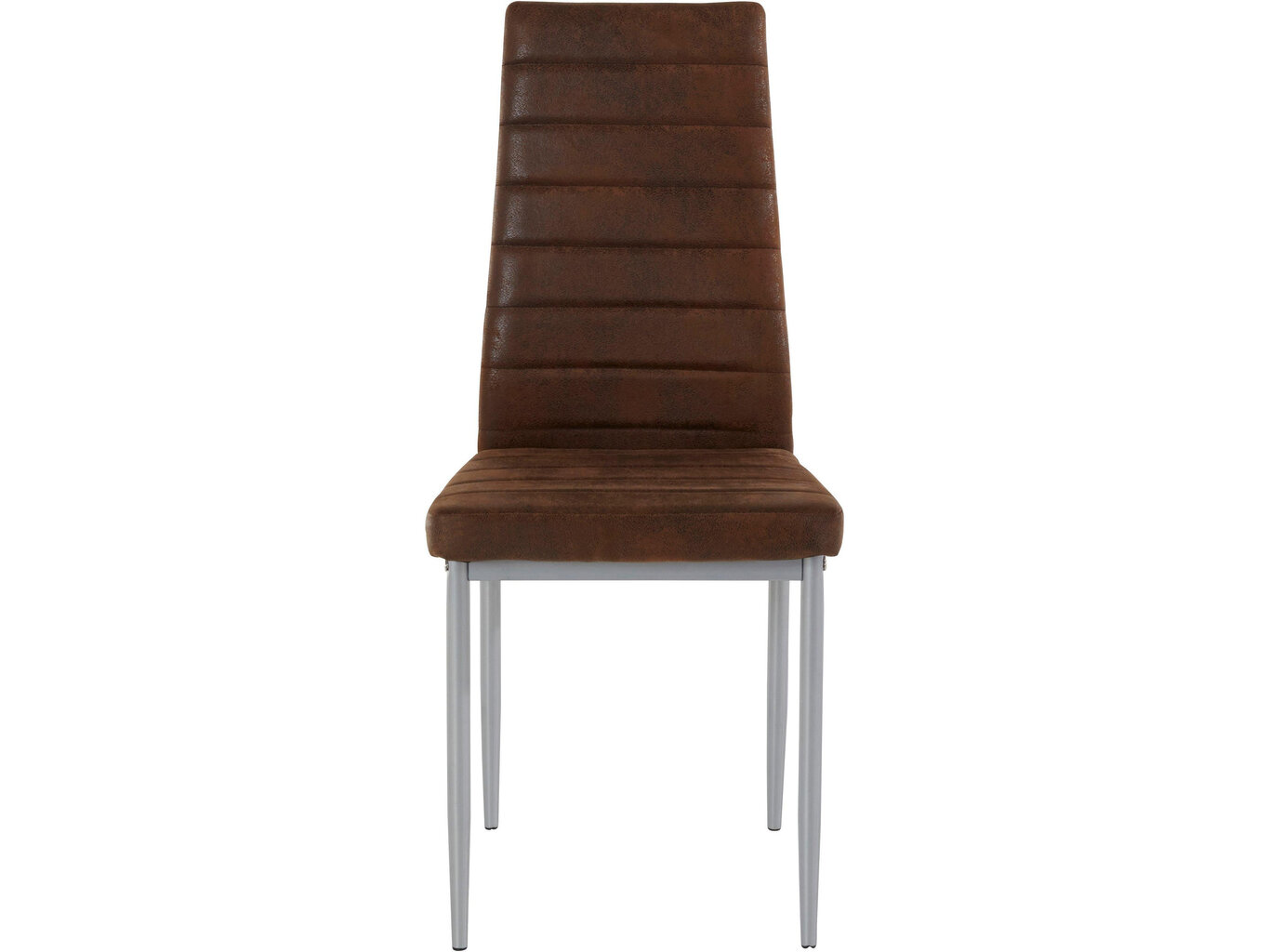 2-jų kėdžių komplektas Kate, rudas цена и информация | Virtuvės ir valgomojo kėdės | pigu.lt