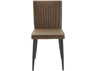2-jų kėdžių komplektas Fonta, rudas kaina ir informacija | Virtuvės ir valgomojo kėdės | pigu.lt