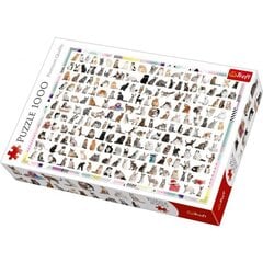 Dėlionė Trefl 208 Cats, 1000 d. kaina ir informacija | Dėlionės (puzzle) | pigu.lt