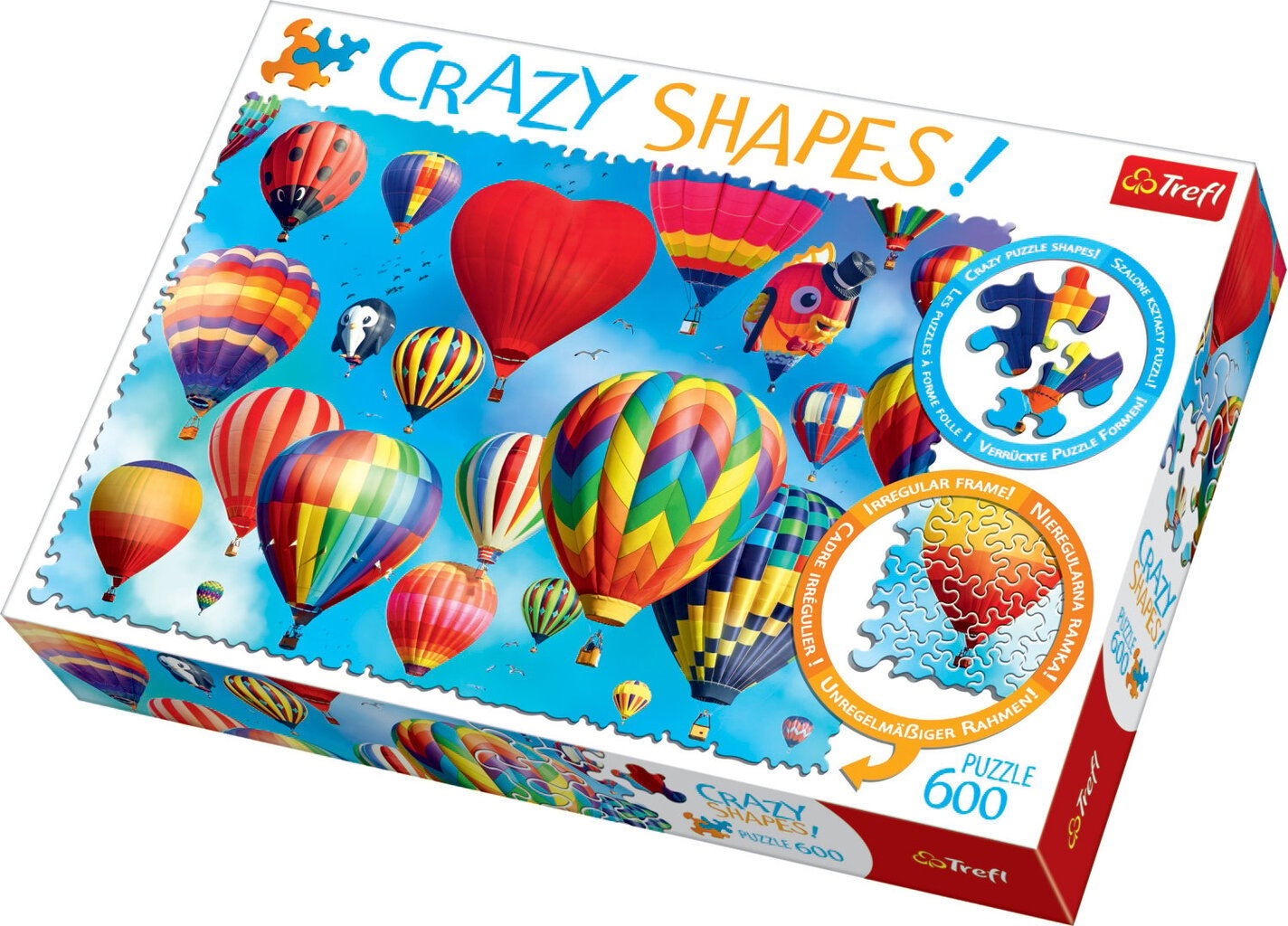 Dėlionė Trefl Crazy Shapes, 600 d. kaina ir informacija | Dėlionės (puzzle) | pigu.lt