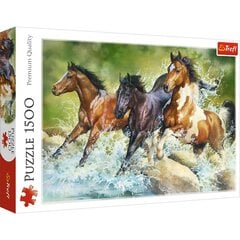 Dėlionė Trefl Wild Horses, 1500 d. kaina ir informacija | Dėlionės (puzzle) | pigu.lt