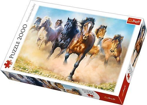 Dėlionė Trefl Horses, 2000 d. цена и информация | Dėlionės (puzzle) | pigu.lt