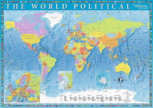 Пазл Trefl The World Political, 2000 д. цена и информация | Пазлы | pigu.lt