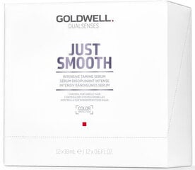 "Goldwell Dualsenses Just Smooth" intensyvus kondicionuojantis serumas nuo garbanojimosi 12 x 18 ml kaina ir informacija | Šampūnai | pigu.lt