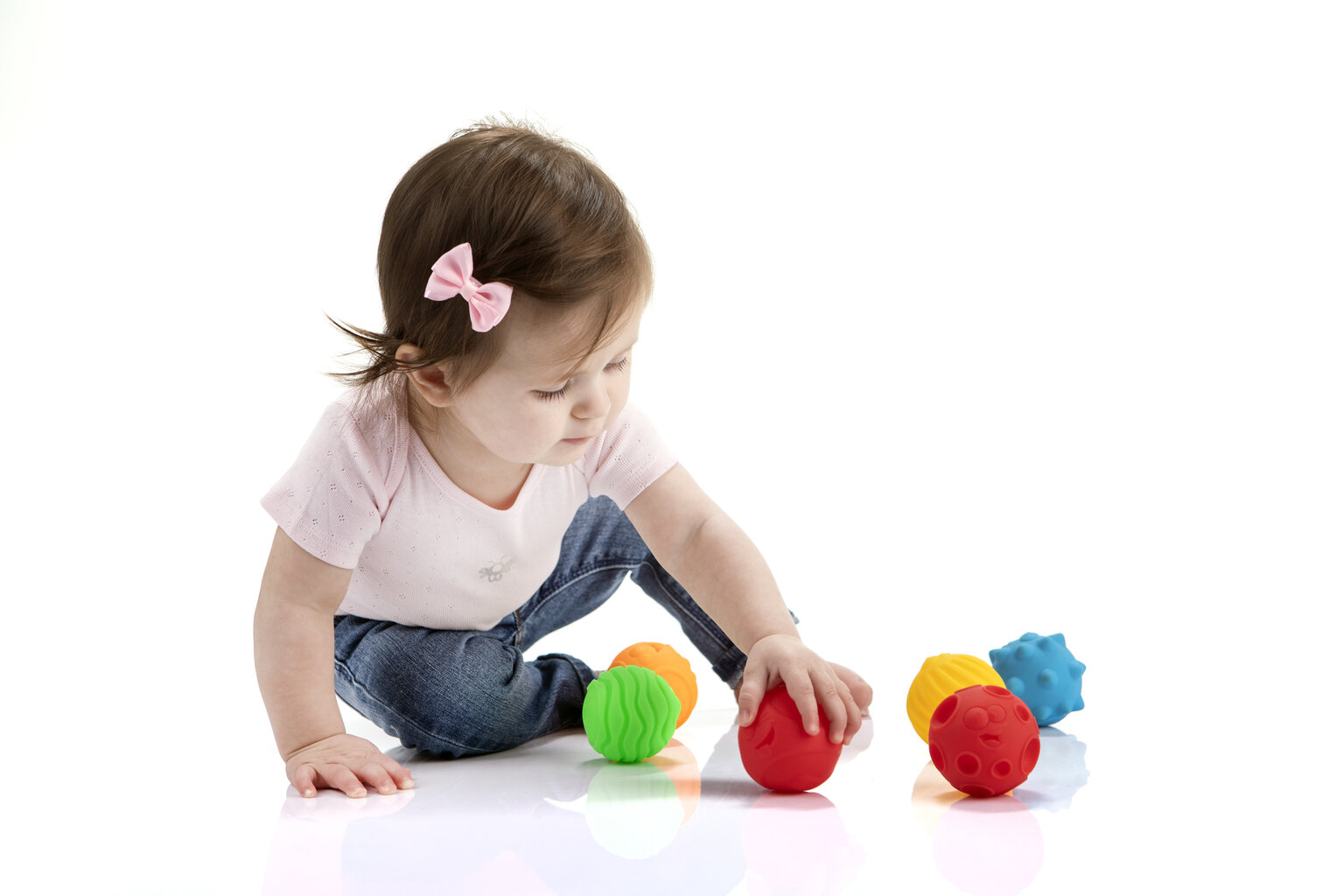 Kamuoliukai sensoriniam vystymui Tullo, veidukai, 6 vnt., 462 цена и информация | Žaislai kūdikiams | pigu.lt