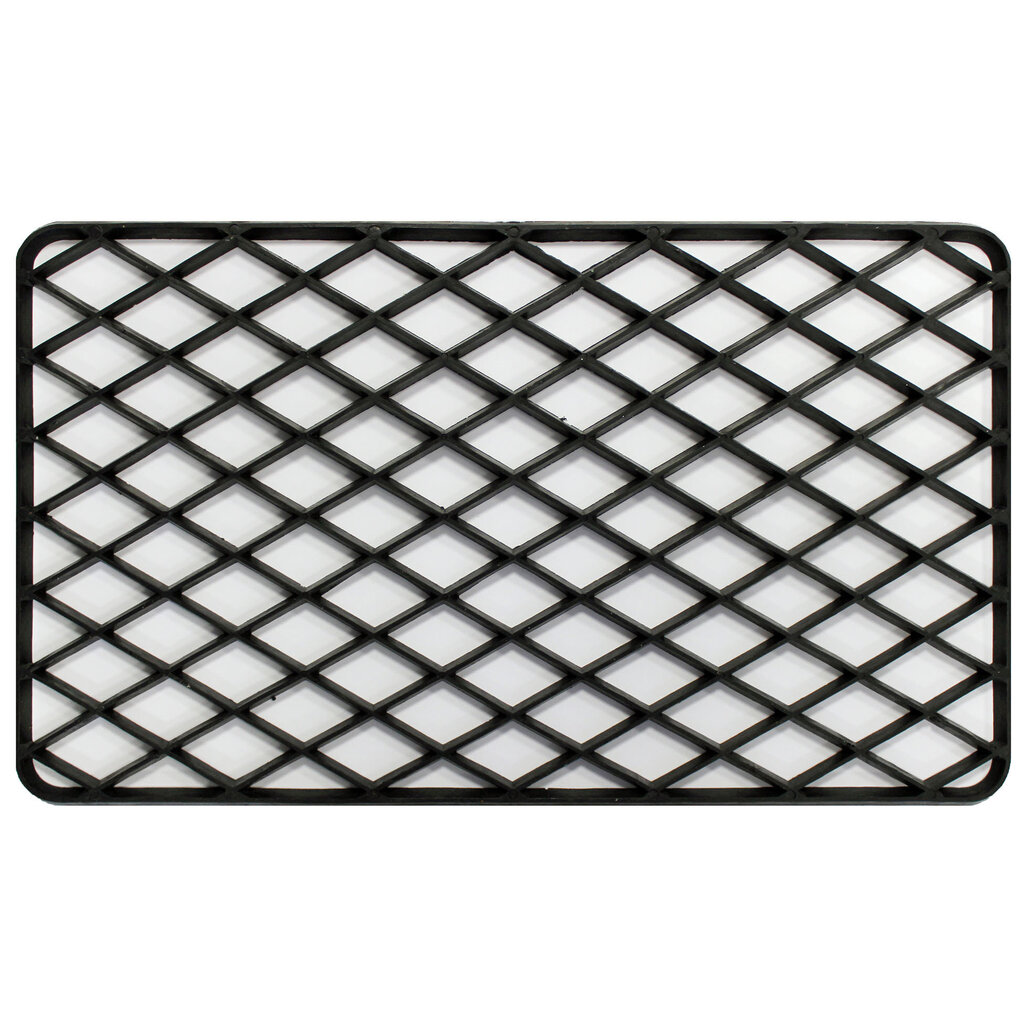 Durų kilimėlis Grille juodas, 34x58 cm цена и информация | Durų kilimėliai | pigu.lt