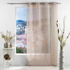 Занавеска 140 x 240 CM SABLE VOILE SALINA бежевый, 1 шт цена и информация | Шторы | pigu.lt