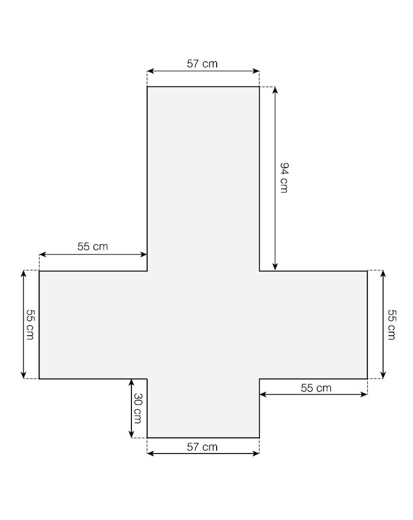 Užvalkalas kėdei 165 x 179 cm, rudas kaina ir informacija | Baldų užvalkalai | pigu.lt