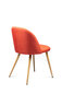 4-ių kėdžių komplektas VK-09, raudonas цена и информация | Virtuvės ir valgomojo kėdės | pigu.lt
