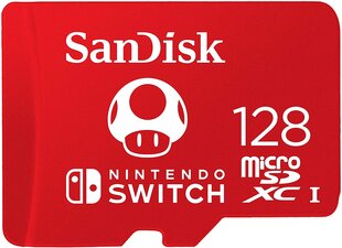 SanDisk microSDXC 128GB для Nintendo Switch цена и информация | Карты памяти для фотоаппаратов, камер | pigu.lt