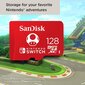 SanDisk microSDXC 128GB, skirta Nintendo Switch kaina ir informacija | Atminties kortelės fotoaparatams, kameroms | pigu.lt