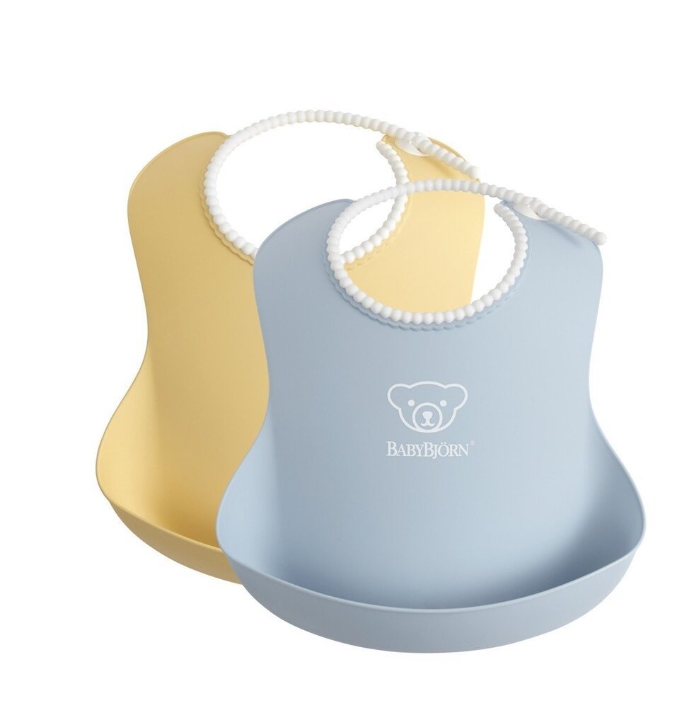 Minkšti seilinukai Babybjörn, 2vnt., powder yellow/powder blue цена и информация | Seilinukai | pigu.lt