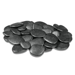 Декоративные камни черные L, площадь покрытия 50 x 25cм цена и информация | Мульча, декоративный щебень | pigu.lt