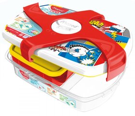 Ланч бокс Maped Picnik Kids Concept из 3 частей 1.78л Comics цена и информация | Посуда для хранения еды | pigu.lt