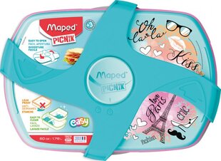 Priešpiečių dėžutė Maped Picnik Kids Concept 3 dalių 1.78l Paris Fashion kaina ir informacija | Maisto saugojimo  indai | pigu.lt