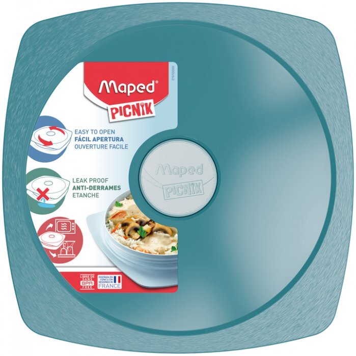 Priešpiečių dėžutė-lėkštė Maped Picnik Adult Concept 900ml eucalyptus green kaina ir informacija | Maisto saugojimo  indai | pigu.lt