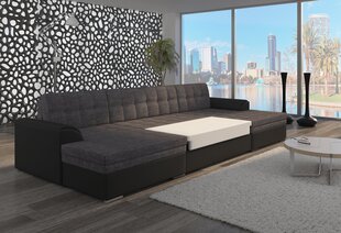 Универсальный мягкий угловой диван Vento, серый/белый цена и информация | Угловые диваны | pigu.lt
