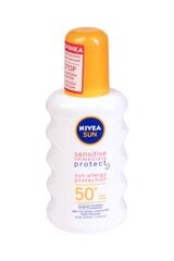 Солнцезащитный лосьон Nivea Sun Sensitive Immediate SPF 50 200 мл цена и информация | Кремы от загара | pigu.lt