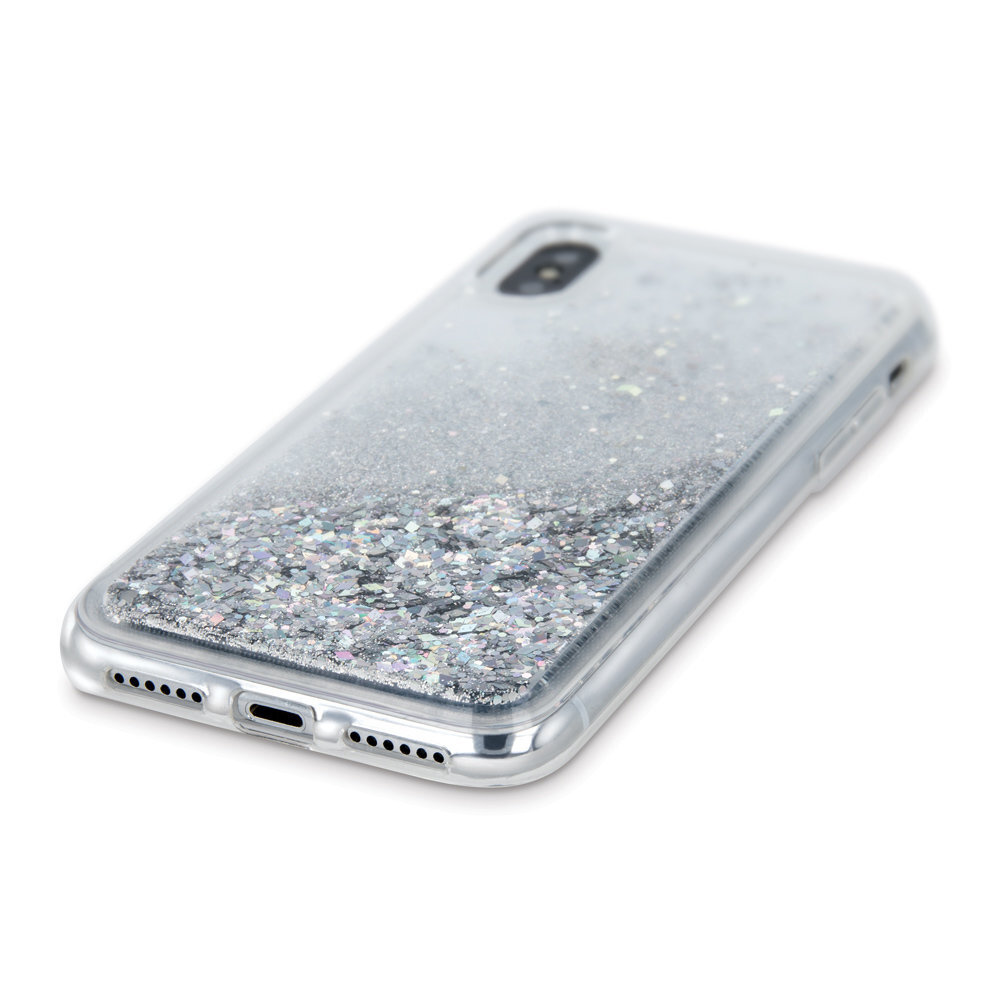 Liquid Sparkle TPU case, skirtas Huawei P30 Lite silver kaina ir informacija | Telefono dėklai | pigu.lt