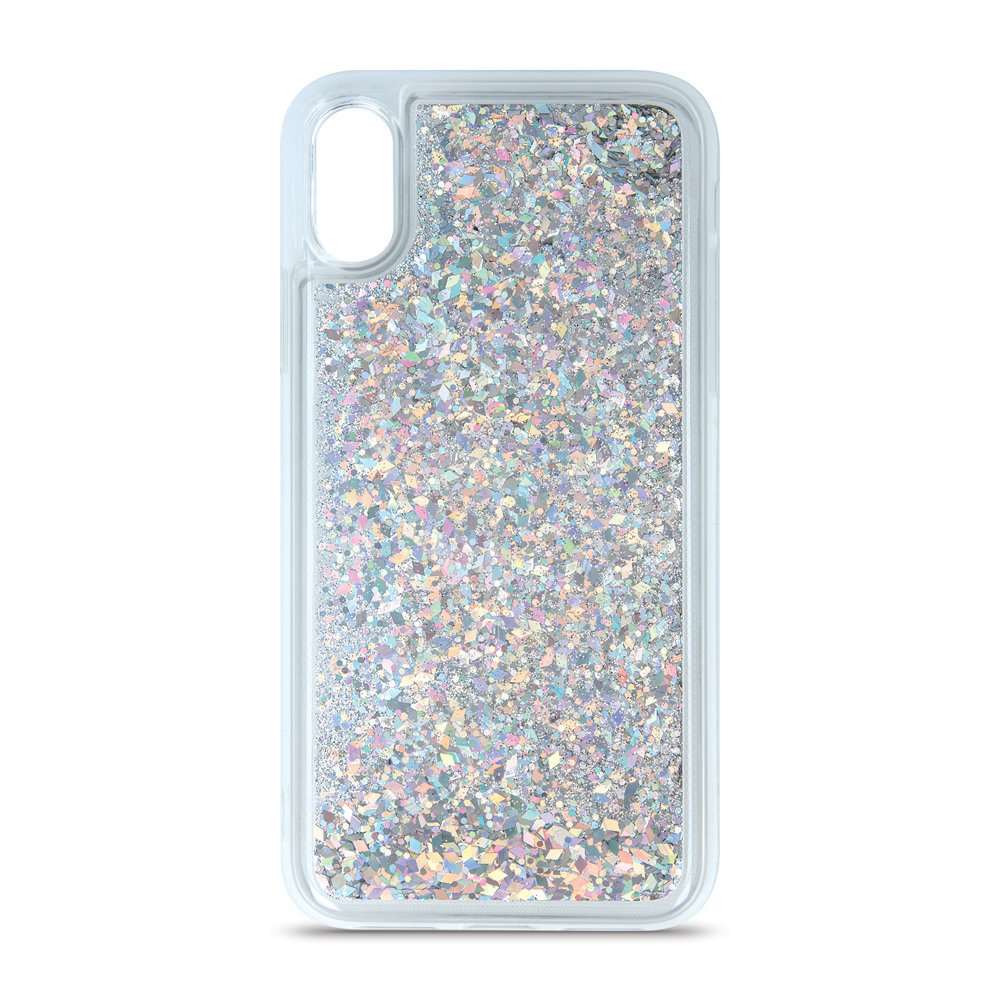 Liquid Sparkle TPU case, skirtas Huawei P30 Lite silver kaina ir informacija | Telefono dėklai | pigu.lt