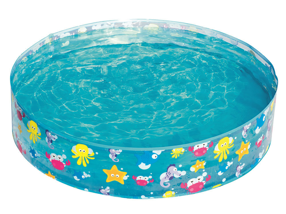 Ramstinis baseinas Bestway Fill 'N Fun Sparking Sea, 122x25 cm цена и информация | Baseinai | pigu.lt