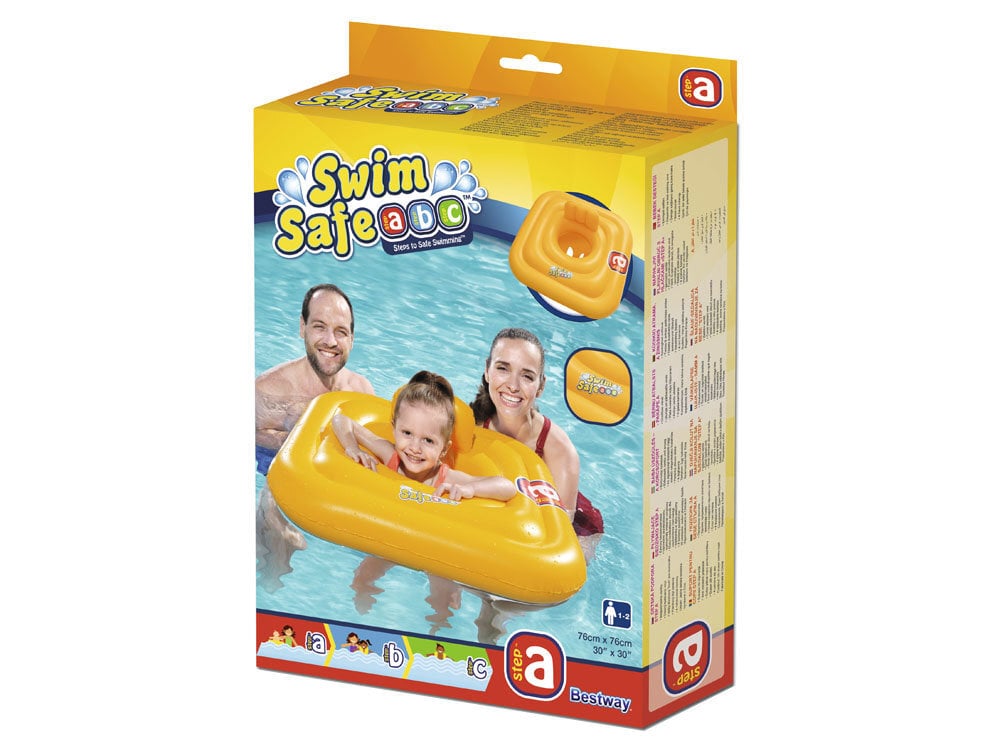 Pripučiamas ratas kūdikiams Bestway Swim Safe, 69 cm цена и информация | Pripučiamos ir paplūdimio prekės | pigu.lt