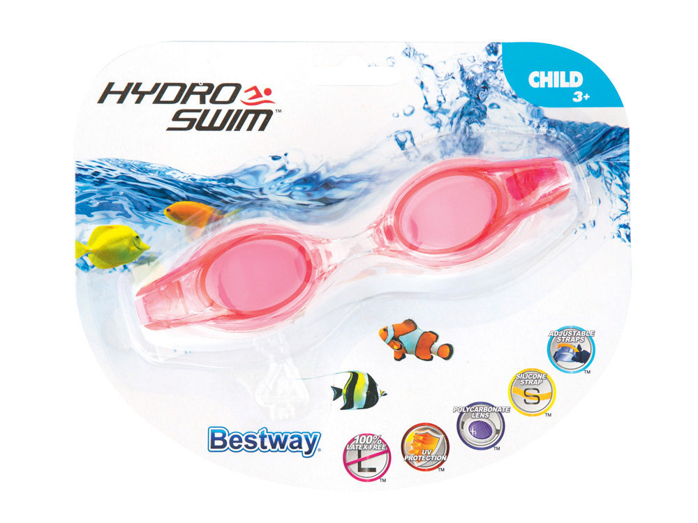 Plaukimo akiniai vaikams Bestway +3 цена и информация | Plaukimo akiniai | pigu.lt