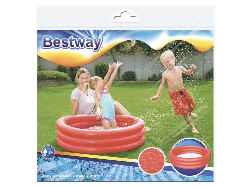 Pripučiamas baseinas Bestway Play, 102x25 cm kaina ir informacija | Baseinai | pigu.lt