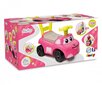 Paspiriama mašinėlė - stumdukas vaikams Smoby Auto Pink Ride-on, 10+ mėn. kaina ir informacija | Žaislai kūdikiams | pigu.lt