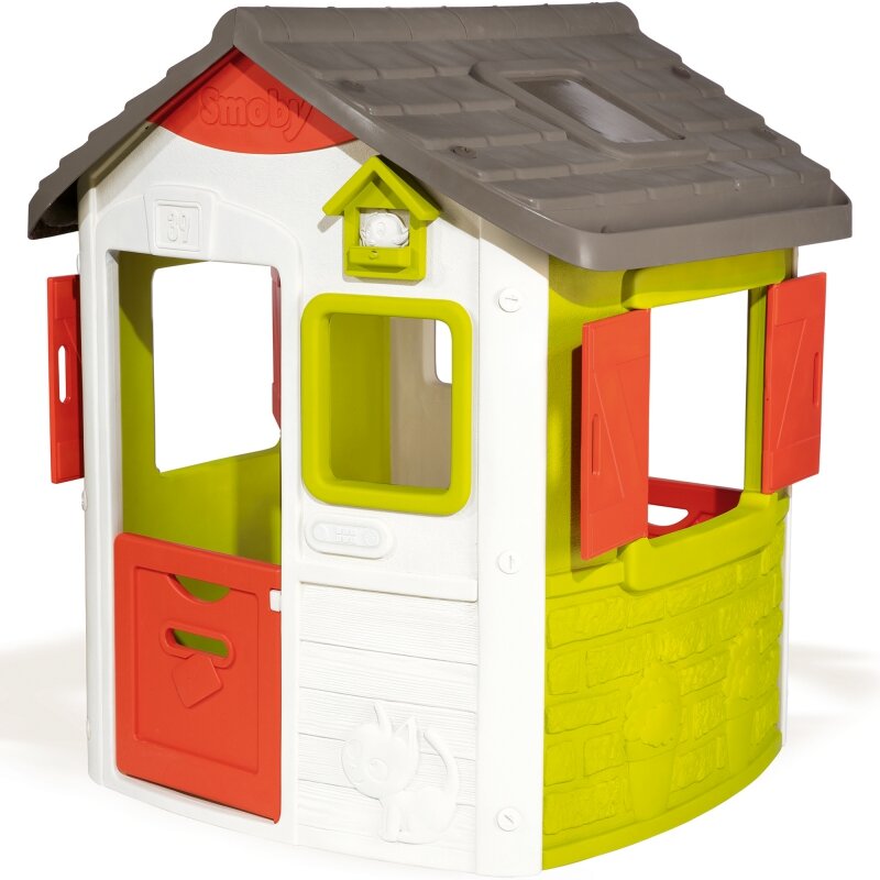 Vaikų žaidimų namelis Smoby Neo Jura Lodge Playhouse цена и информация | Vaikų žaidimų nameliai | pigu.lt