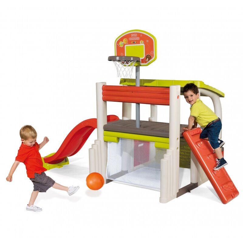 Žaidimų centras Smoby Fun Center, 284x203x176 cm, 24+ mėn цена и информация | Vaikų žaidimų nameliai | pigu.lt