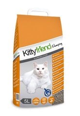 Наполнитель для кошачьего туалета KITTYFRIEND, Clumbing, комкующийся, 5 Л цена и информация | Наполнители для кошачьих туалетов | pigu.lt