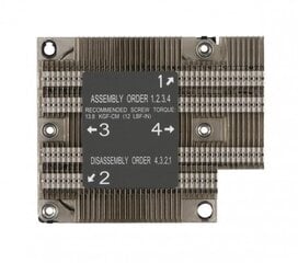 SuperMicro SNK-P0067PD. цена и информация | Кулеры для процессоров | pigu.lt