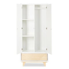 Шкаф Lydia, белый/дубовый цвет цена и информация | Детские шкафы | pigu.lt