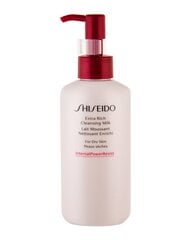 Очищающее молочко для лица Shiseido Extra Rich 125 мл цена и информация | Средства для очищения лица | pigu.lt